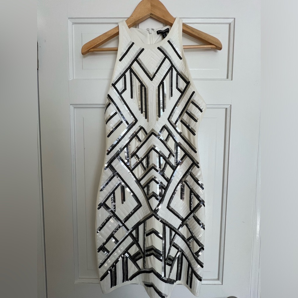 Express sequin dress
